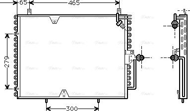 Ava Quality Cooling MS 5170 - Конденсатор, кондиціонер autocars.com.ua