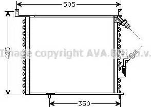 Ava Quality Cooling MS 5193 - Конденсатор, кондиціонер autocars.com.ua