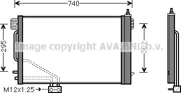 Ava Quality Cooling MS5200D - Конденсатор, кондиціонер autocars.com.ua