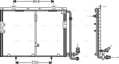 Ava Quality Cooling MS 5207 - Конденсатор, кондиціонер autocars.com.ua