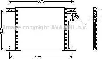 Parts-Mall PXNCR-019 - Конденсатор кондиционера avtokuzovplus.com.ua