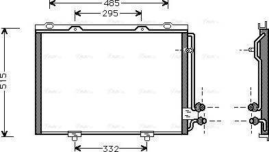 Ava Quality Cooling MS 5232 - Конденсатор, кондиціонер autocars.com.ua