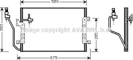 Ava Quality Cooling MS 5330 - Конденсатор, кондиціонер autocars.com.ua