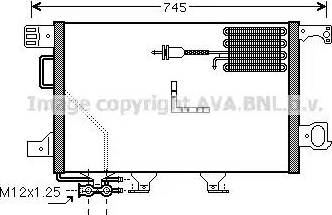 Ava Quality Cooling MS 5361 - Конденсатор кондиционера avtokuzovplus.com.ua