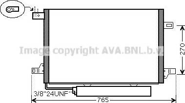 Ava Quality Cooling MS5382D - Конденсатор кондиционера avtokuzovplus.com.ua