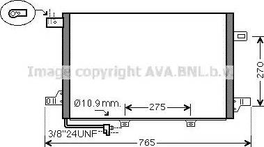 Ava Quality Cooling MS 5382 - Конденсатор кондиционера avtokuzovplus.com.ua