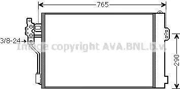 Ava Quality Cooling MS5484D - Конденсатор, кондиціонер autocars.com.ua