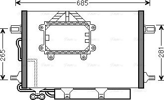 Ava Quality Cooling MS5562D - Конденсатор, кондиціонер autocars.com.ua