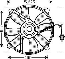 Ava Quality Cooling MS 7521 - Вентилятор, охлаждение двигателя autodnr.net