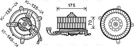 Ava Quality Cooling MS8610 - Вентилятор салону autocars.com.ua