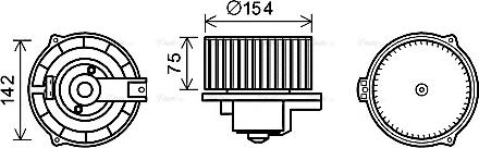 Ava Quality Cooling MS8620 - Вентилятор салону autocars.com.ua