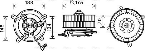 Ava Quality Cooling MS8621 - Вентилятор салону autocars.com.ua