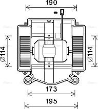 Ava Quality Cooling MS8669 - Вентилятор салону autocars.com.ua