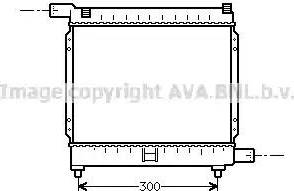 Ava Quality Cooling MSA2039 - Радіатор, охолодження двигуна autocars.com.ua