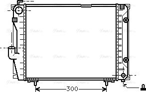 Ava Quality Cooling MSA2069 - Радіатор, охолодження двигуна autocars.com.ua