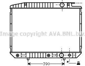 Ava Quality Cooling MSA2070 - Радіатор, охолодження двигуна autocars.com.ua