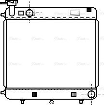 Ava Quality Cooling MSA2085 - Радіатор, охолодження двигуна autocars.com.ua