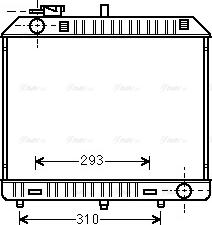 Ava Quality Cooling MSA2127 - Радіатор, охолодження двигуна autocars.com.ua