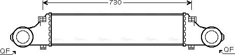 Ava Quality Cooling MSA4354 - Интеркулер autocars.com.ua