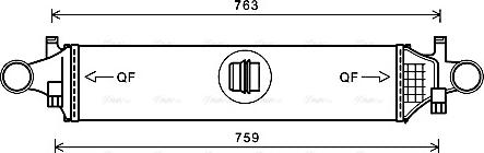 Ava Quality Cooling MSA4658 - Интеркулер autocars.com.ua