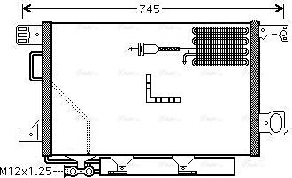 Ava Quality Cooling MSA5361D - Конденсатор кондиционера avtokuzovplus.com.ua