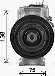 Ava Quality Cooling MSAK748 - Компрессор кондиционера avtokuzovplus.com.ua