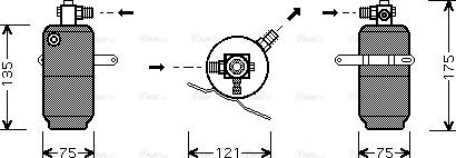 Ava Quality Cooling MS D293 - Осушувач, кондиціонер autocars.com.ua