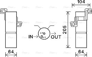 Ava Quality Cooling MSD597 - Осушувач, кондиціонер autocars.com.ua