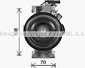 Ava Quality Cooling MSK773 - Компрессор кондиционера avtokuzovplus.com.ua