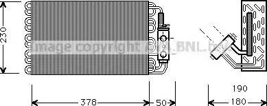 Ava Quality Cooling MS V001 - Випарник, кондиціонер autocars.com.ua