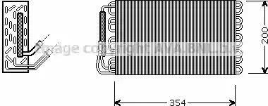 Ava Quality Cooling MS V383 - Испаритель, кондиционер avtokuzovplus.com.ua