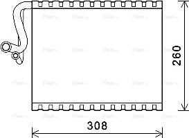 Ava Quality Cooling MSV604 - Випарник, кондиціонер autocars.com.ua
