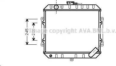 AVA MT 2002 - Радіатор, охолодження двигуна autocars.com.ua