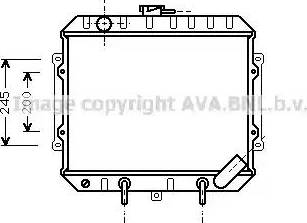 Ava Quality Cooling MT 2005 - Радіатор, охолодження двигуна autocars.com.ua