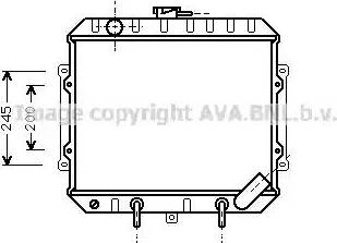 Ava Quality Cooling MT 2006 - Радіатор, охолодження двигуна autocars.com.ua