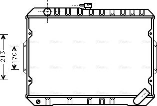 Ava Quality Cooling MT 2027 - Радіатор, охолодження двигуна autocars.com.ua