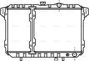 Ava Quality Cooling MT 2035 - Радіатор, охолодження двигуна autocars.com.ua