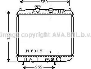 Ava Quality Cooling MT 2036 - Радіатор, охолодження двигуна autocars.com.ua