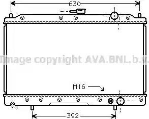 Ava Quality Cooling MT 2043 - Радіатор, охолодження двигуна autocars.com.ua