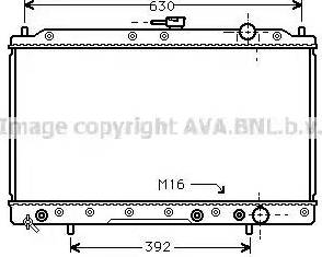 Ava Quality Cooling MT 2046 - Радіатор, охолодження двигуна autocars.com.ua