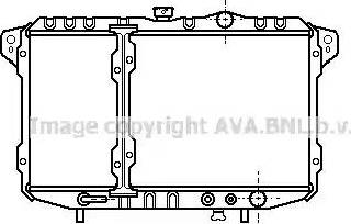 AVA MT 2047 - Радіатор, охолодження двигуна autocars.com.ua