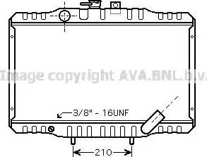 Ava Quality Cooling MT 2062 - Радіатор, охолодження двигуна autocars.com.ua