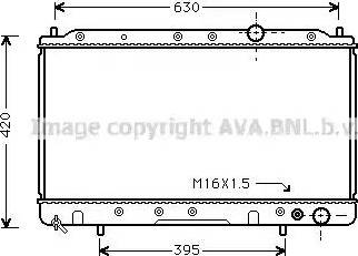 Ava Quality Cooling MT 2082 - Радіатор, охолодження двигуна autocars.com.ua