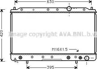 Ava Quality Cooling MT 2083 - Радіатор, охолодження двигуна autocars.com.ua