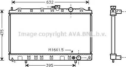 Ava Quality Cooling MT 2126 - Радиатор, охлаждение двигателя avtokuzovplus.com.ua