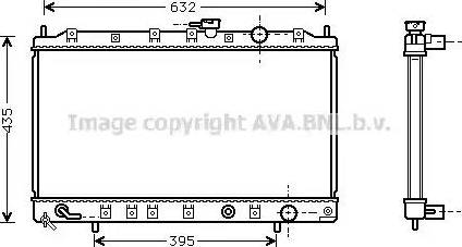 Ava Quality Cooling MT 2133 - Радіатор, охолодження двигуна autocars.com.ua