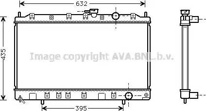 Ava Quality Cooling MT 2131 - Радіатор, охолодження двигуна autocars.com.ua