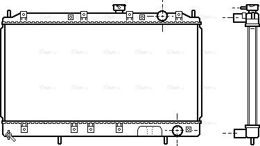 Ava Quality Cooling MT 2141 - Радіатор, охолодження двигуна autocars.com.ua