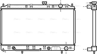 Ava Quality Cooling MT 2143 - Радіатор, охолодження двигуна autocars.com.ua