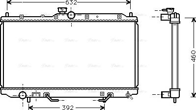 Ava Quality Cooling MT 2153 - Радіатор, охолодження двигуна autocars.com.ua